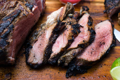 Superior Farms lamb on a table